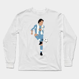 Roberto Mancini Lazio 90s Minimalist Long Sleeve T-Shirt